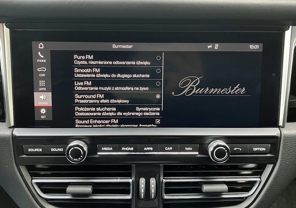 Porsche Macan cena 229000 przebieg: 95907, rok produkcji 2019 z Bytów małe 781